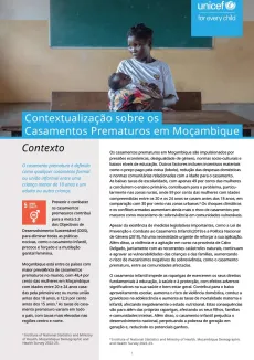 O casamento prematuro &eacute; definido como qualquer casamento formal ou uni&atilde;o informal entre uma crian&ccedil;a menor de 18 anos e um adulto ou outra crian&ccedil;a.