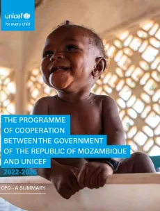 The Programme of Cooperation between the Government of Mozambique and UNICEF 2022-2026