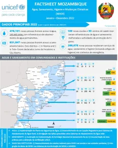 Factsheet sobre &Aacute;gua, Saneamento, Higiene e Mudan&ccedil;as Climaticas