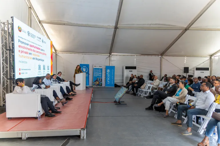 F&oacute;rum do Sector Privado na FACIM 2026 re&uacute;ne Governo, Na&ccedil;&otilde;es Unidas e Sector Privado para refor&ccedil;ar a prepara&ccedil;&atilde;o e a resili&ecirc;ncia humanit&aacute;ria em Mo&ccedil;ambique