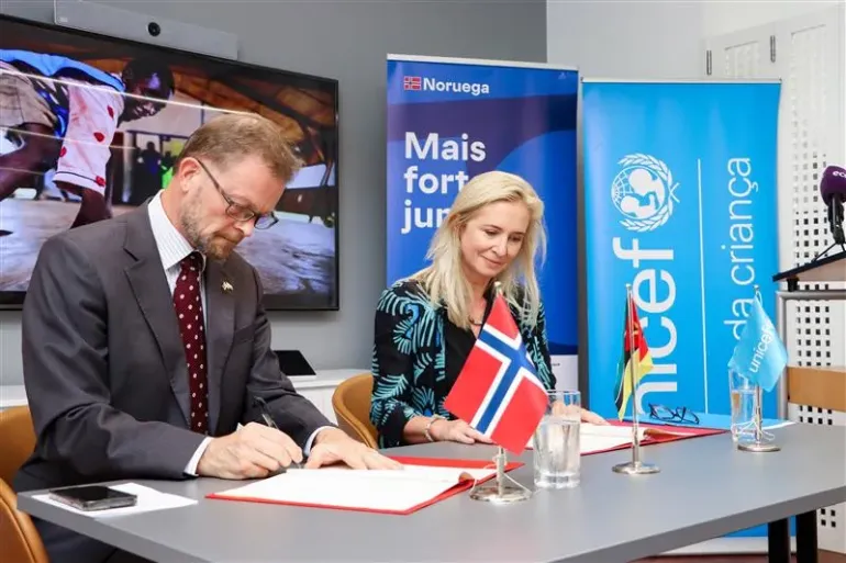 Governo da Noruega e UNICEF assinam Adenda de Coopera&ccedil;&atilde;o para promover aprendizagem, protec&ccedil;&atilde;o e empoderamento de crian&ccedil;as e adolescentes no norte de Mo&ccedil;ambique