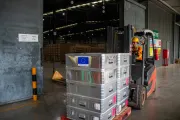 Recreation kits arrive at the UNICEF warehouse in Mandalay, ready to be dispatched to child-friendly spaces.