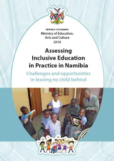group of children with disabilities at school