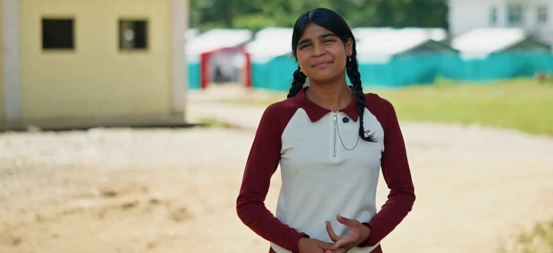 On 22 September 2026, Alisha (13) returns to learning with her friends at Tribhuvan Trishuli Secondary School in Nuwakot, Nepal. 
