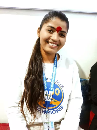Community-based psychosocial worker Mamata Gautam. 