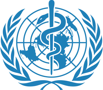 This image shows the WHO logo