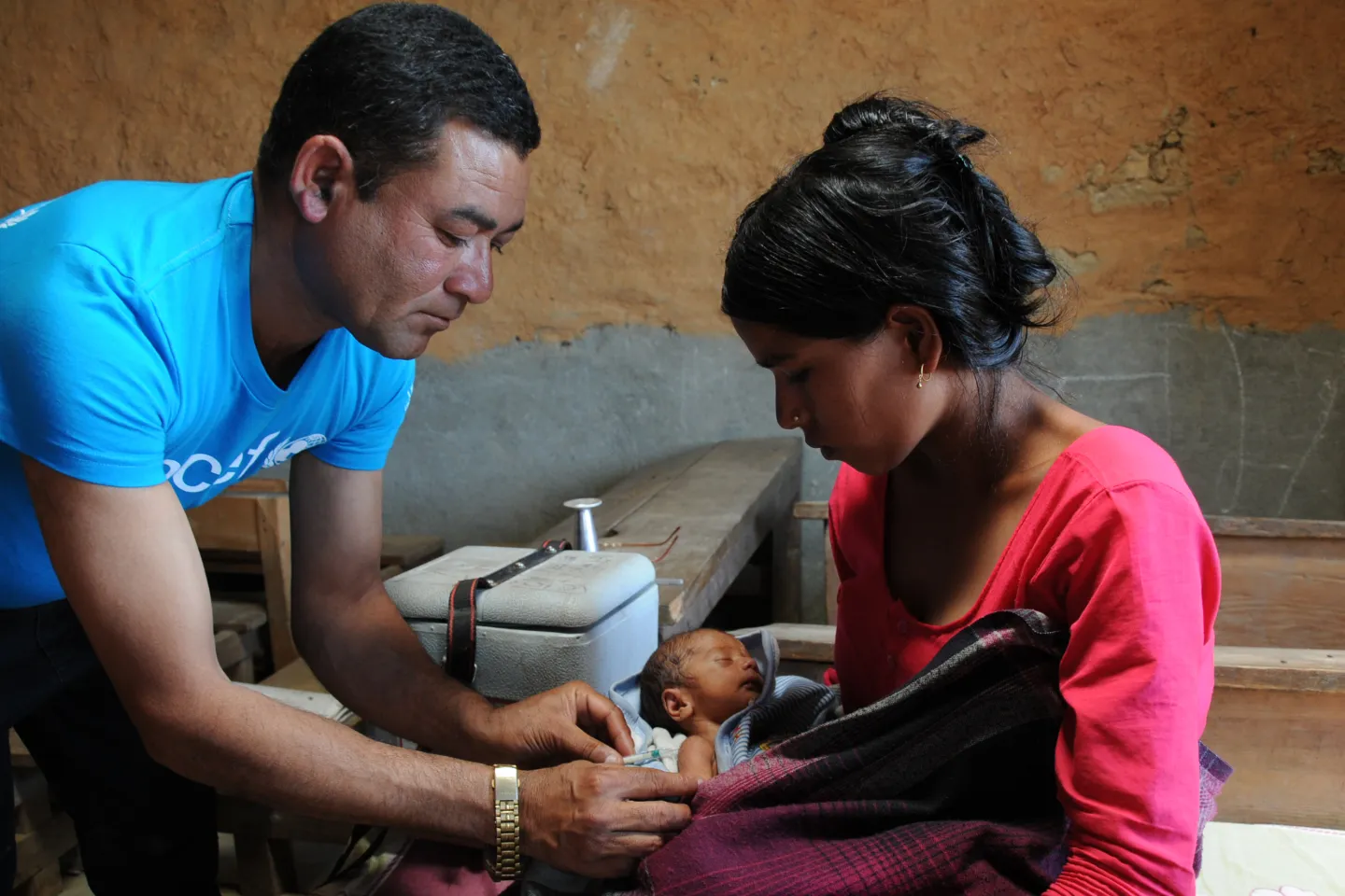 Immunizing a child