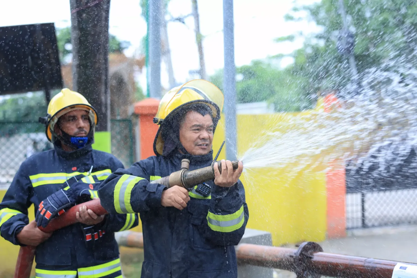 Nepalgunj firefighters in action