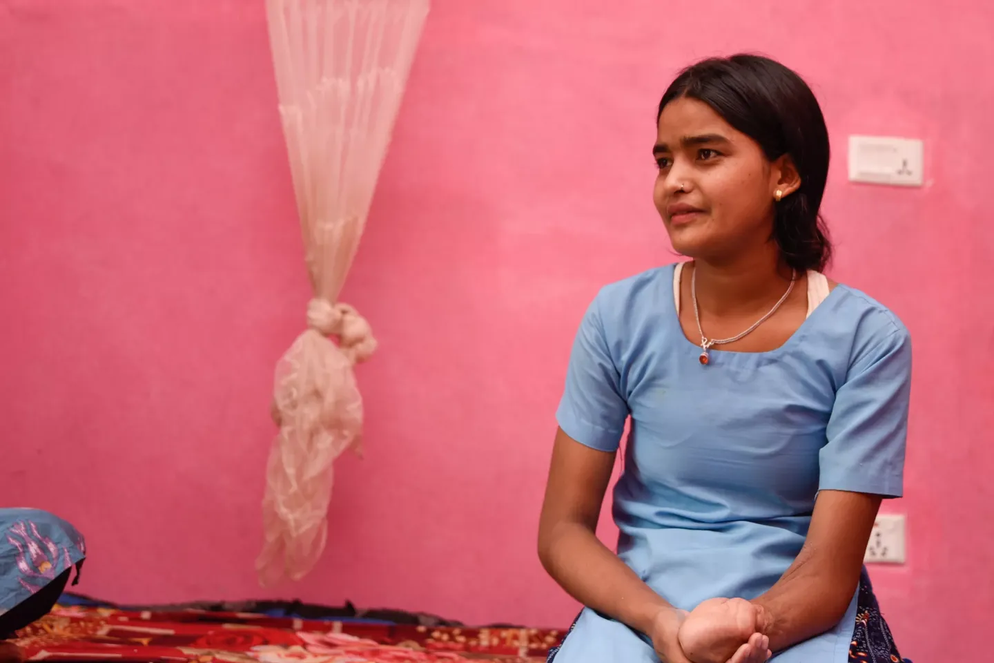 Niruta in her home