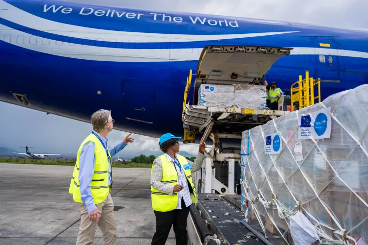 On 4 September 2026, emergency supplies supported by the European Union Humanitarian Aid and UNICEF arrive in Nepal to assist children, families and communities affected by the devastating flash floods that swept through the Bhotekoshi-Trishuli river basin on 26 August 2026.