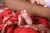 A close-up shot capturing the delicate feet of Nanu Maya's newborn son.