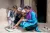 In Juphal in Dolpa District, health worker Renuka Bhandari visits two-year-old Kishor Shahi at home to check on him and follow up with his parents, Lalita and Hari.