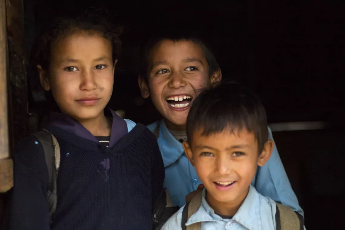 Students in Simikot Humla