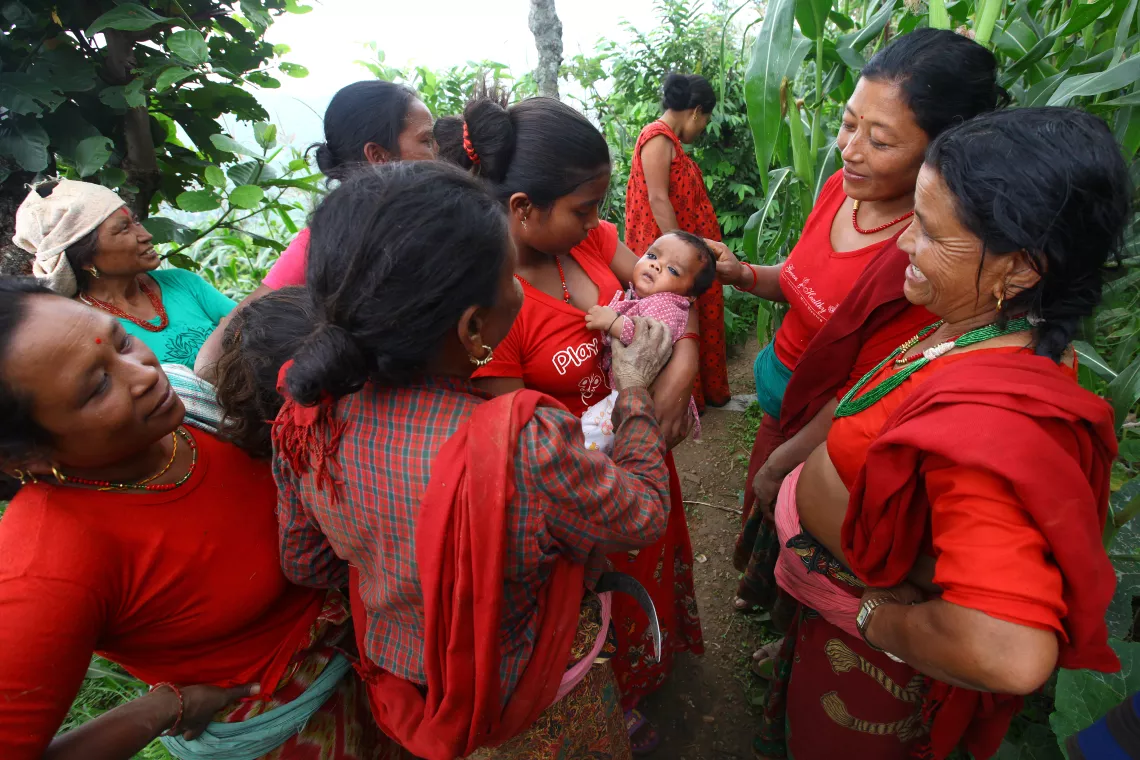 Community and a baby