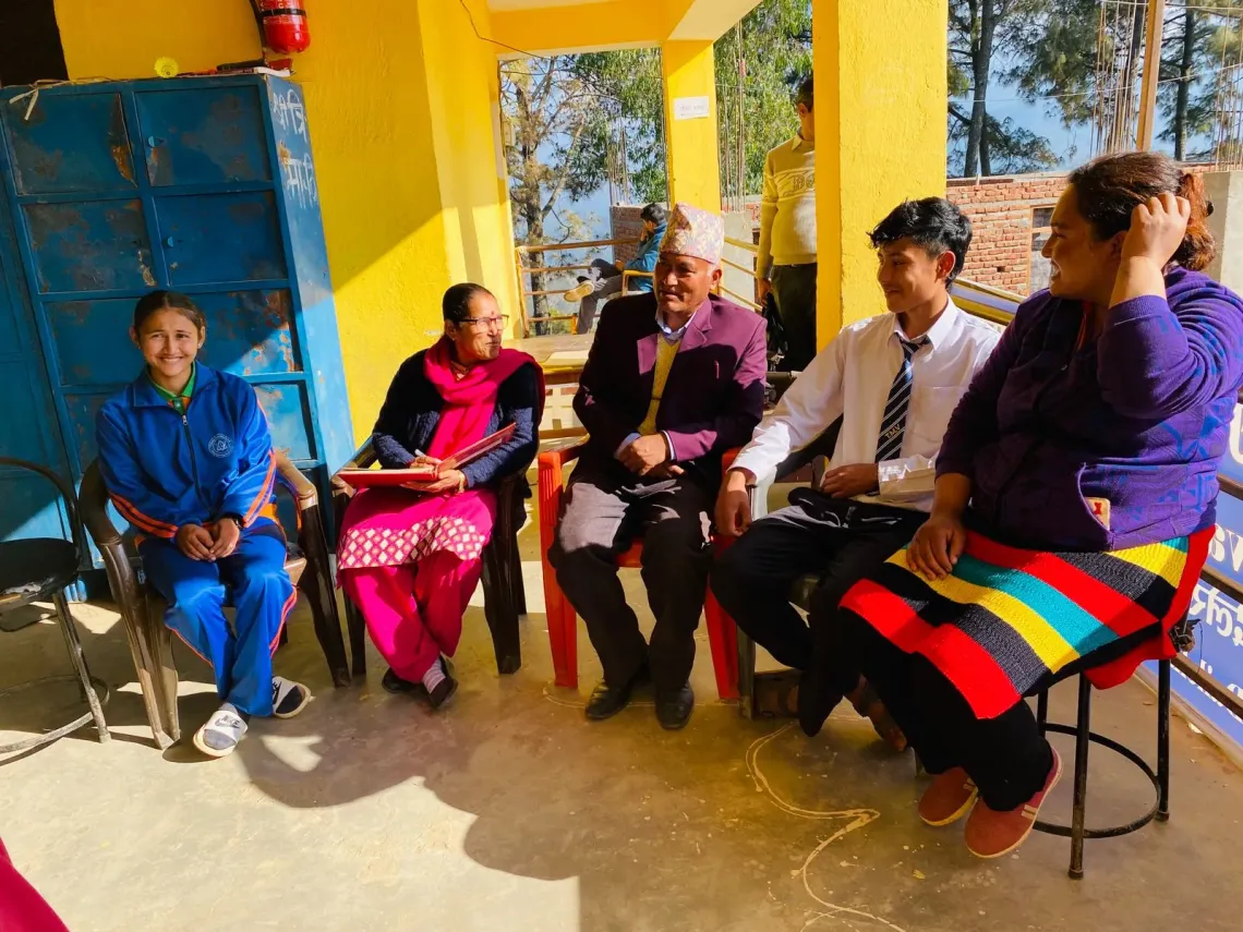 Anu and the CRM management team gather to discuss improvements to their school&rsquo;s CRM.