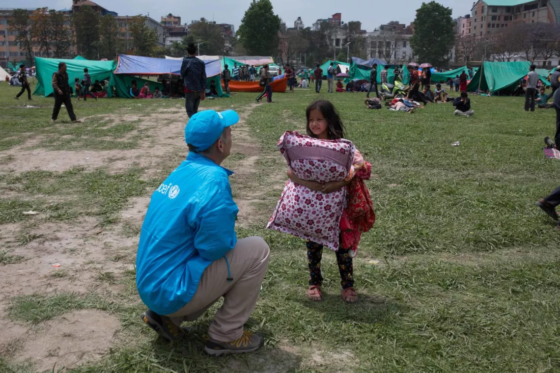 UNICEF during Nepal earthquake