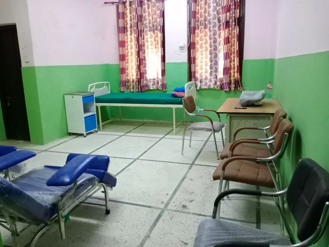 A view of the KMC unit at the Narayani Hospital in Parsa District. 