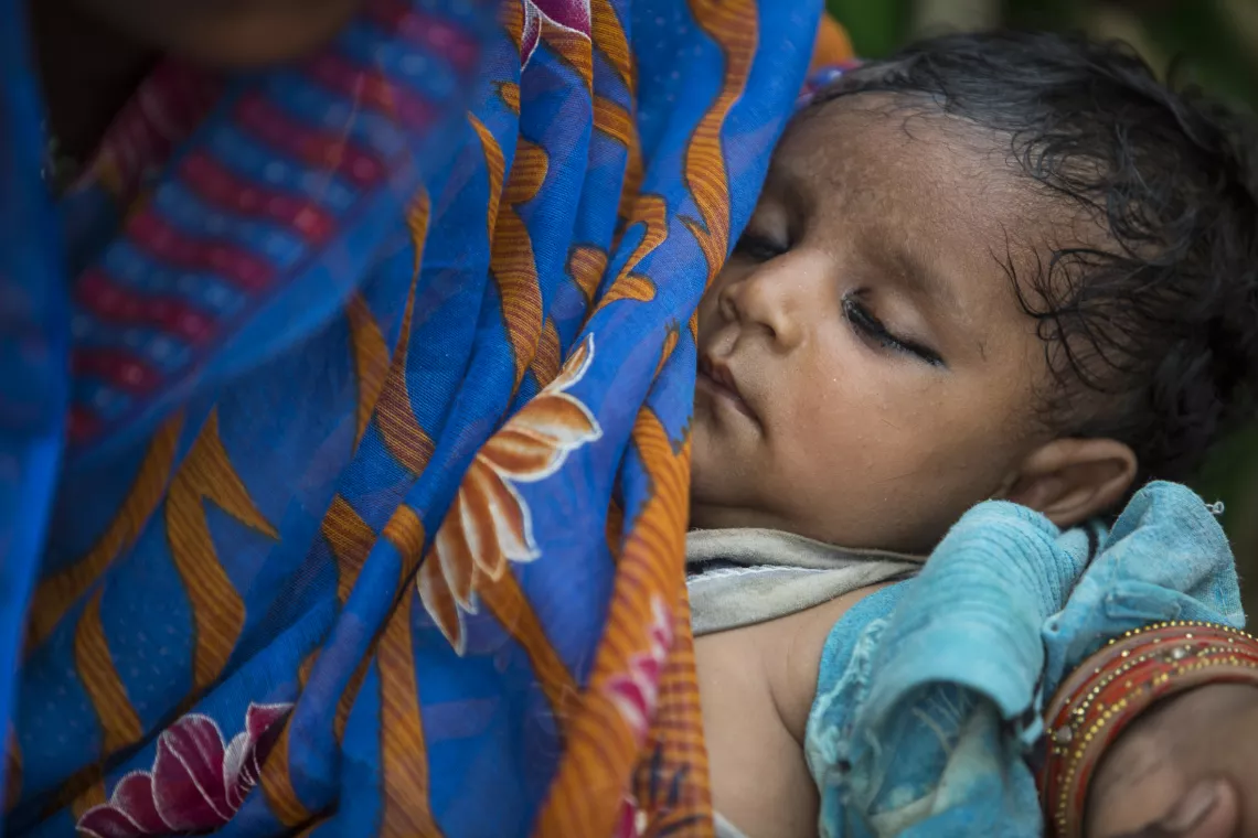a child sleeping