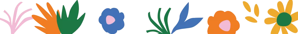 This image shows an illustration of flowers