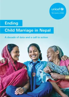Cover page of ending child marriage in nepal