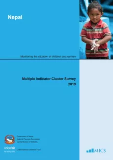 This image shows the cover of the MICS 2019 report