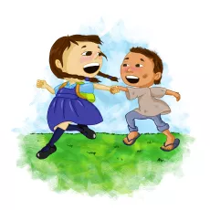 Children playing