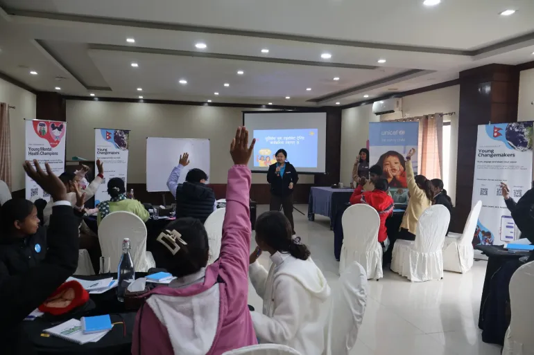 Youth Advocate Training in Lumbini Province.