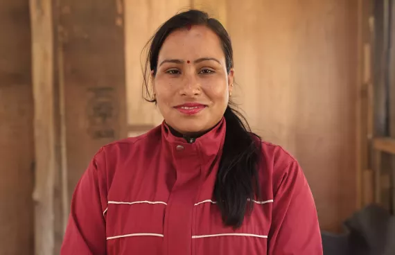 A female teacher portrait 