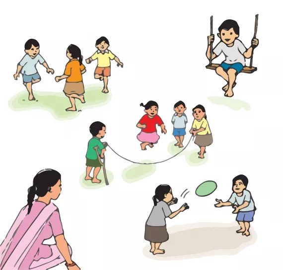 children playing in the outdoors