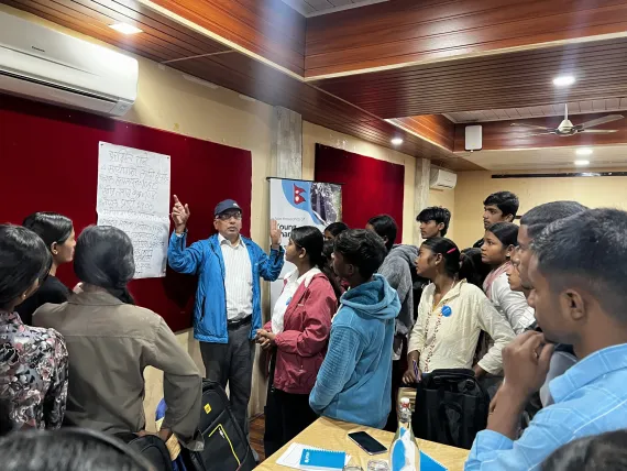 a glimpse of youth advocate training in madhesh