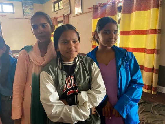 Rima, Rekha, Rima and Rachana are peer facilitators with the Rupantaran initiative in Nepal. 