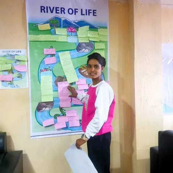pushpa during the co-creation session