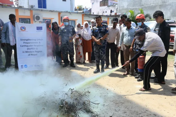 strengthening community preparedness through disaster preparedness and response training
