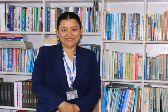 Senior Health Officer at Lalitpur Metropolitan City, Sarita Maharjan. 