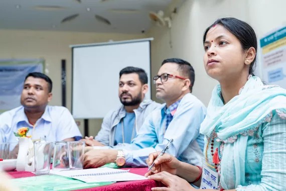 participants of wash training 