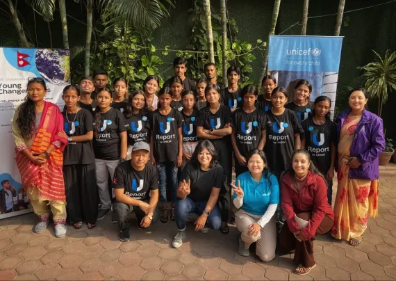 A group photo of Youth Advocate Training in Madhesh