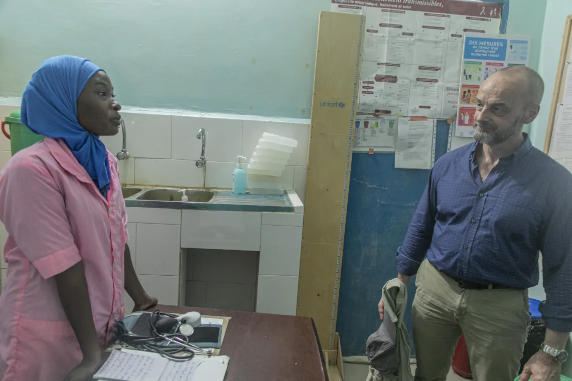 Entretien avec Manuel Fontaine, directeur des urgences de l&rsquo;UNICEF, en visite au Niger 