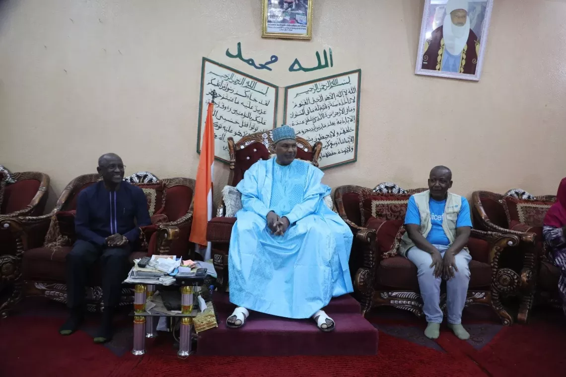 Visite au sultan de Damagaram