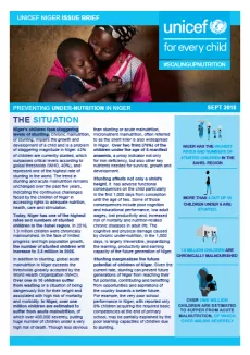 ISSUE BRIEF Preventing Stunting in Niger