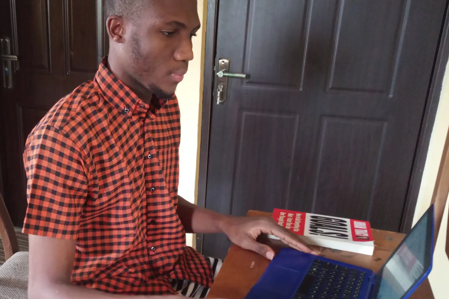 Chukwuma, a participant in the innovation challenge