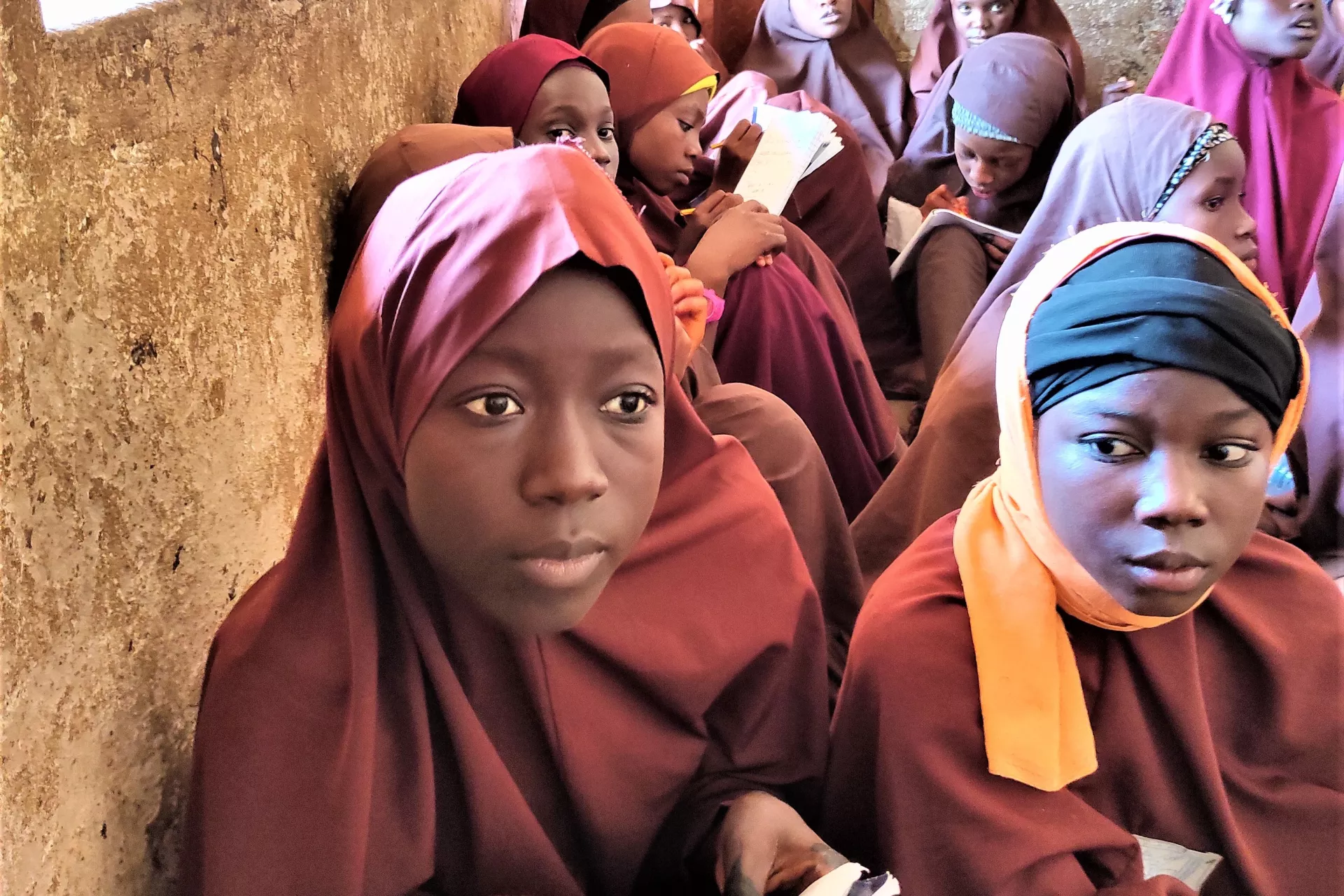 A group of girls