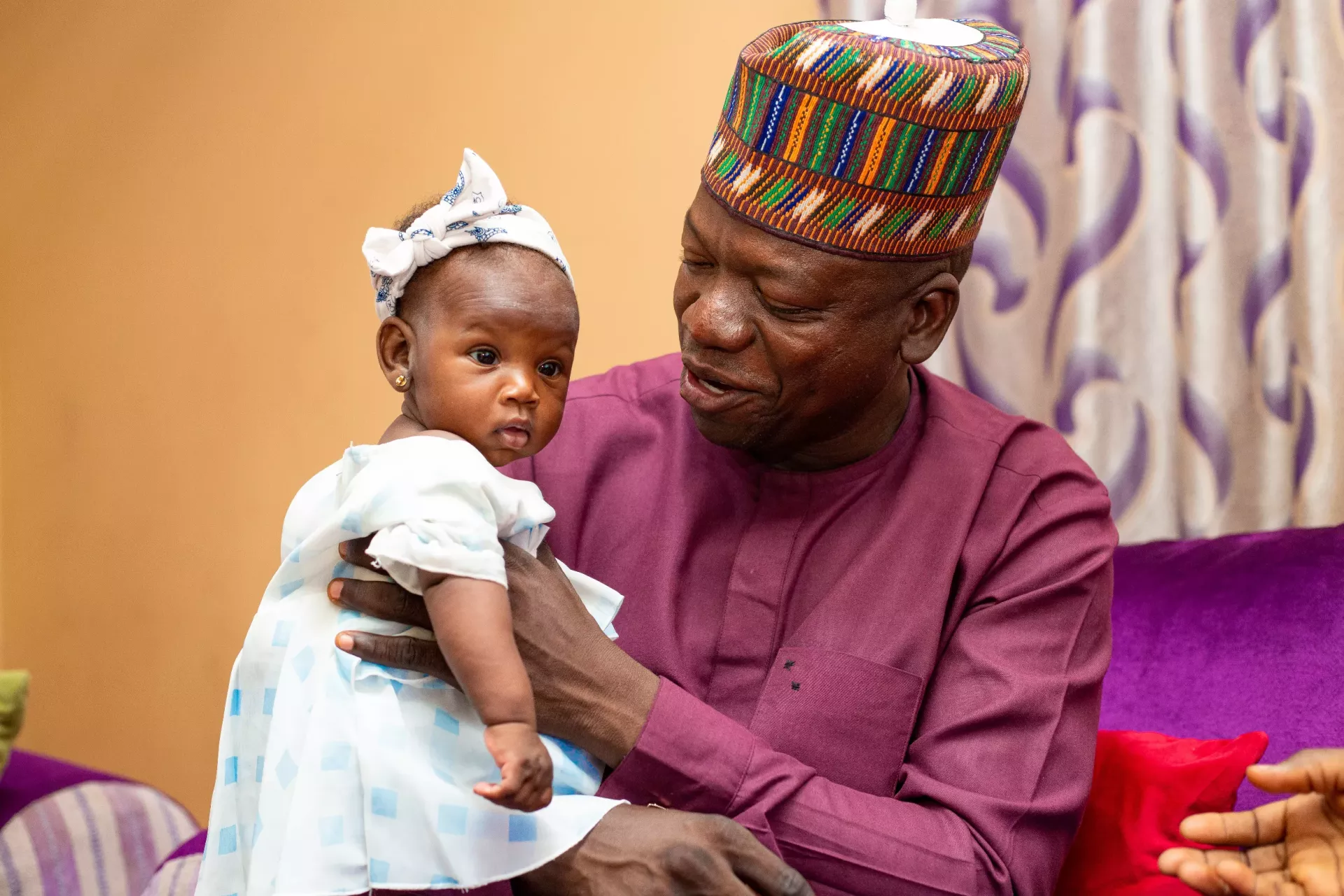 Bala Garba is a champion for exclusive breastfeeding in his community. 