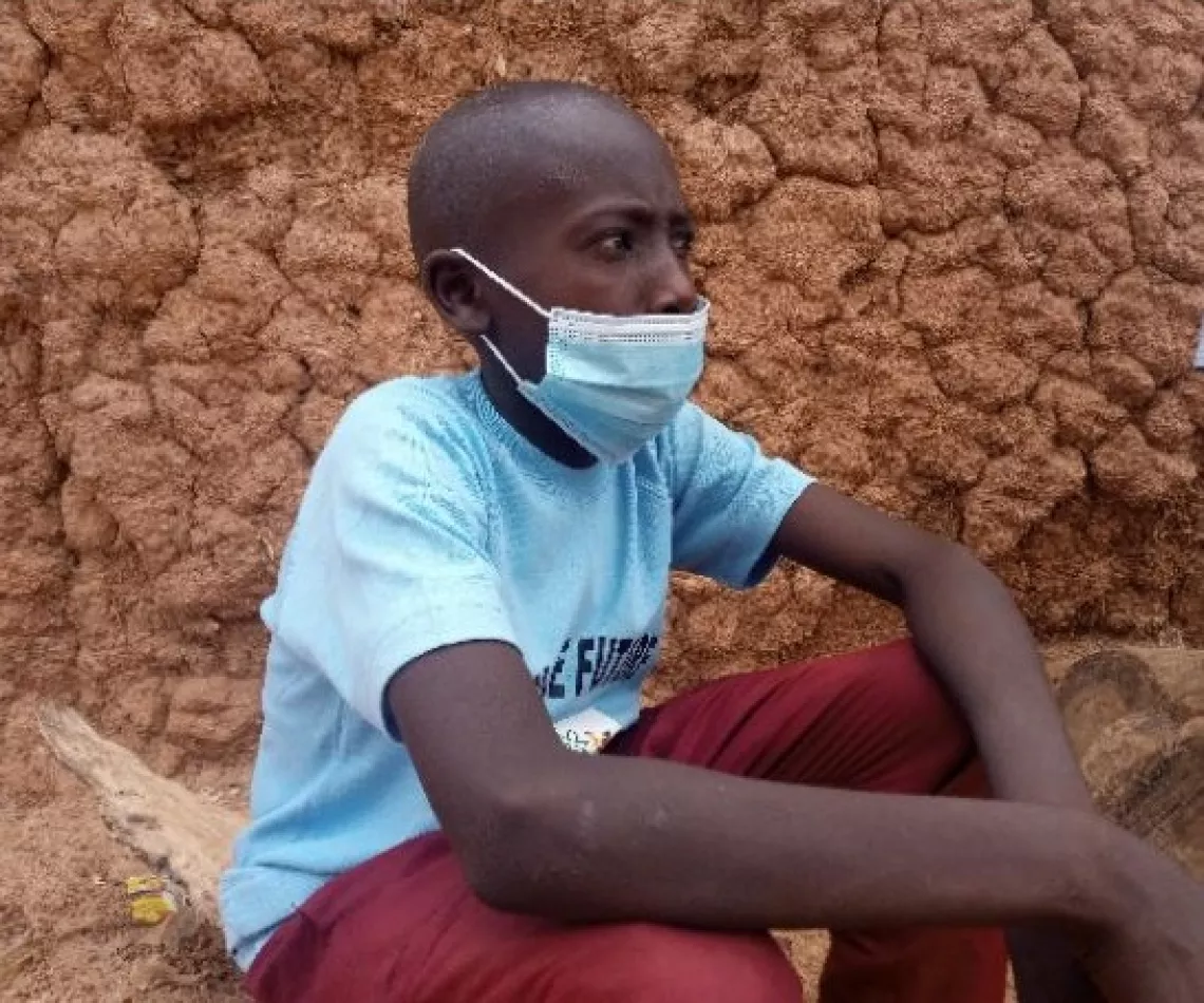 A boy who has left the Almajiri system