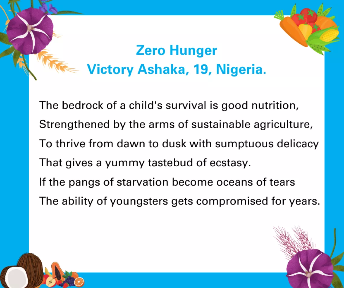 zero hunger poem 