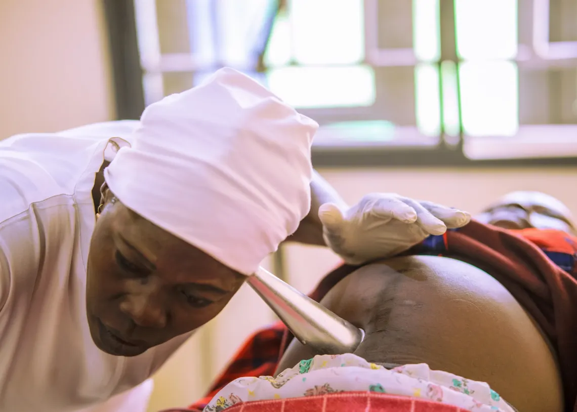 A health worker