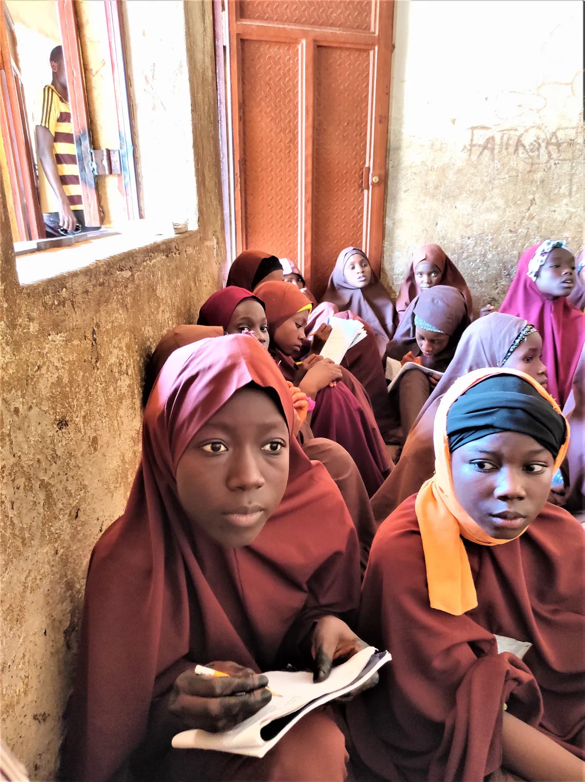 A group of girls