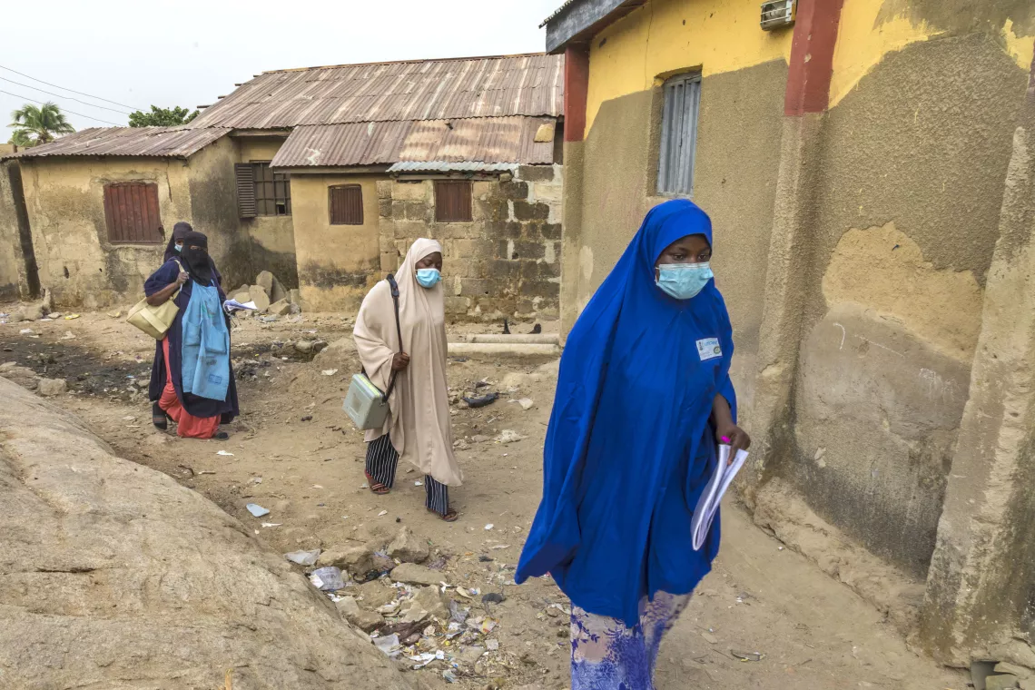 A group of women walking
