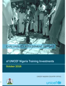 Independent-evaluation-of-UNICEF-Nigeria-training-investment
