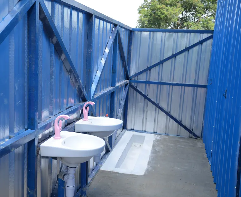 A toilet facility