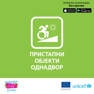 Икона за пристапни објекти однадвор
